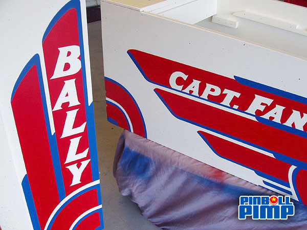 Bally Pinball Machine Coin Door Decal – Captain Fantastic, Centaur, Mystic, Paragon | Vintage Arcade Art