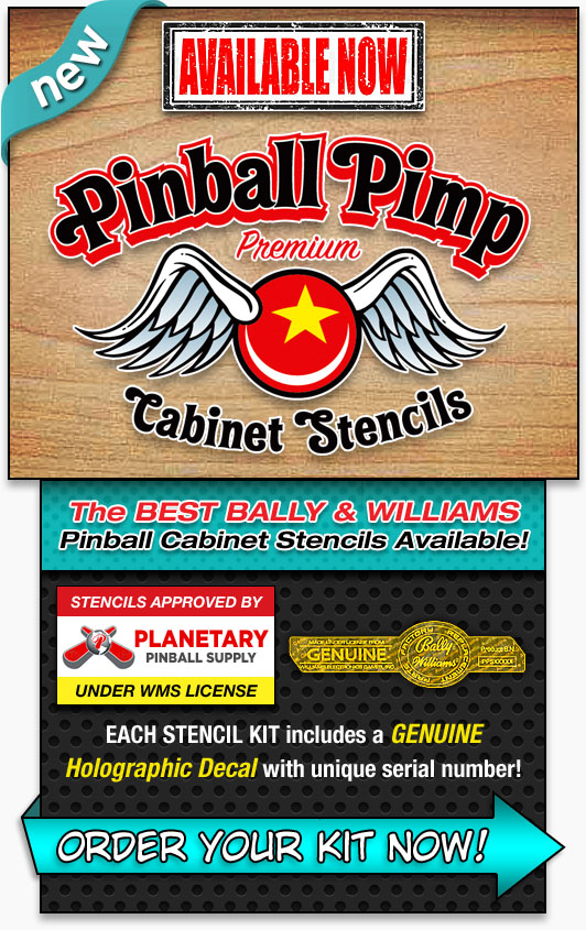 Pinball Stencil Kit