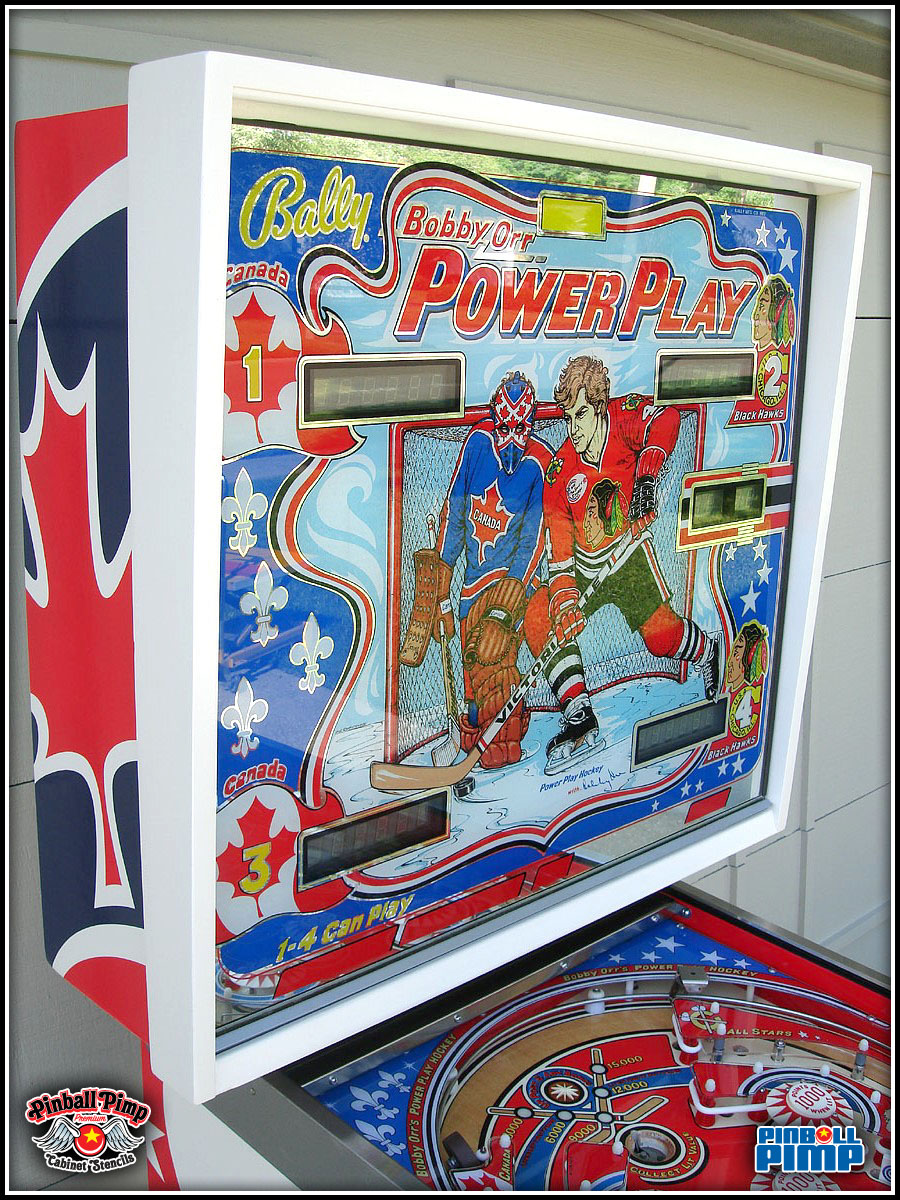 Bobby Orr  On A Pinball Machine  In A Blackhawks Uniform